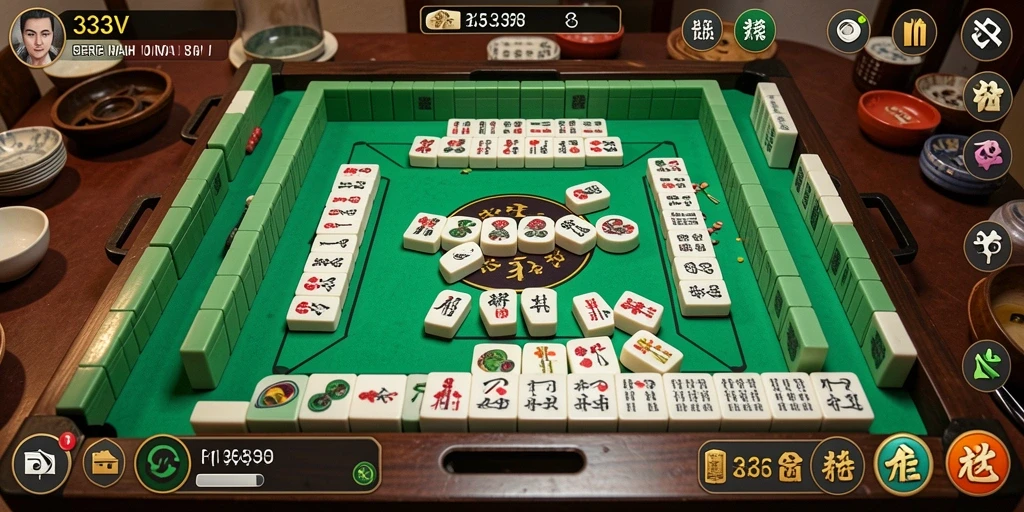 Tampilan gameplay Mahjong yang seru dan menantang di 333V.