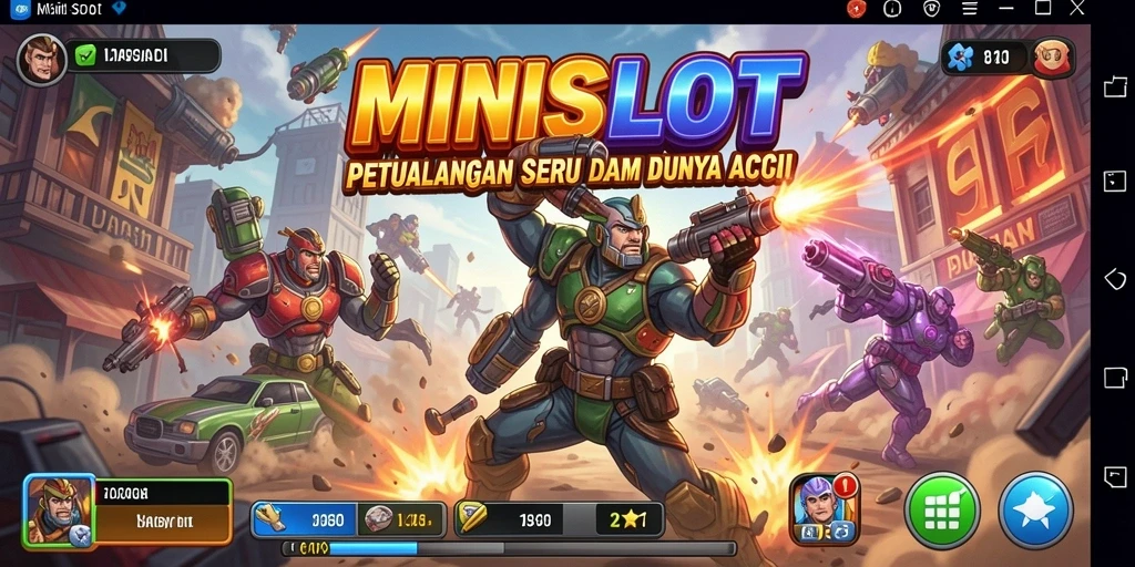 Tampilan gameplay seru dan menegangkan dari MINISLOT.