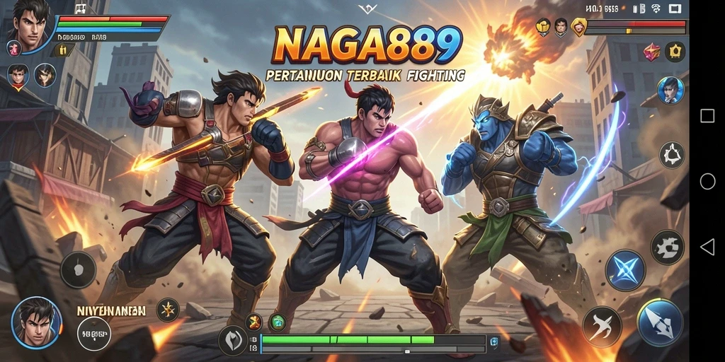 Tampilan grafis memukau dalam pertarungan NAGA889.